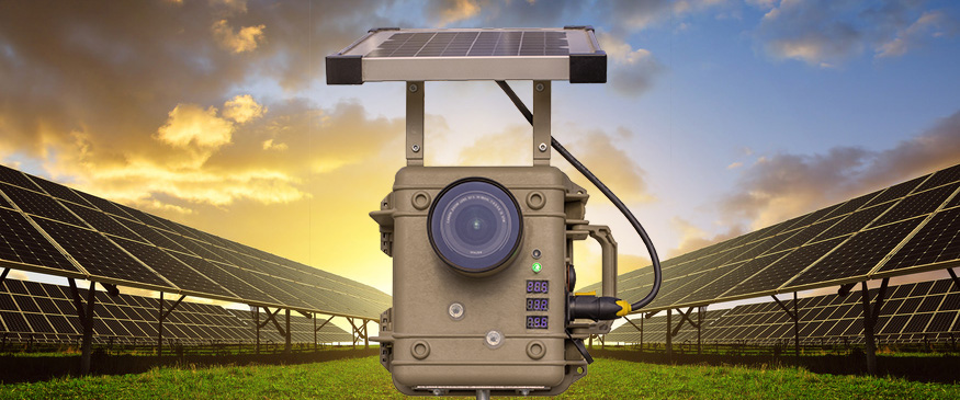 Zeitraffer Kamera Solarstrom